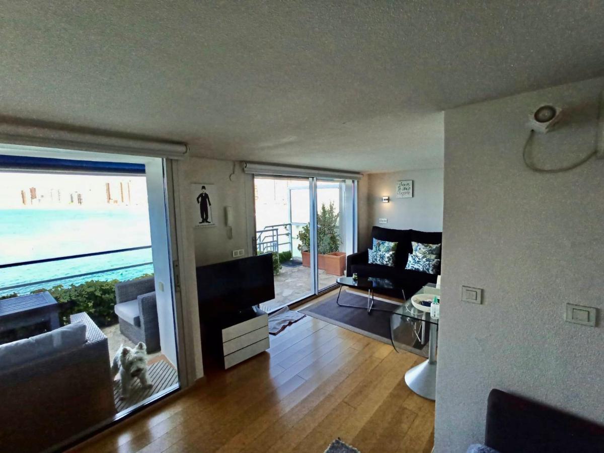 Estudio Primera Linea Con Acceso Privado Al Mar Benidorm Exterior photo