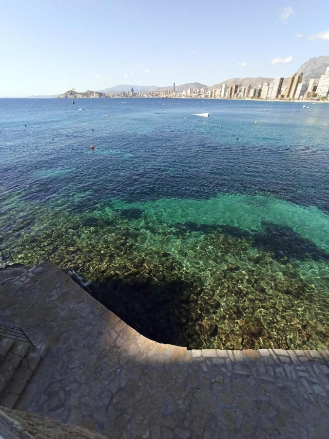 Estudio Primera Linea Con Acceso Privado Al Mar Benidorm Exterior photo